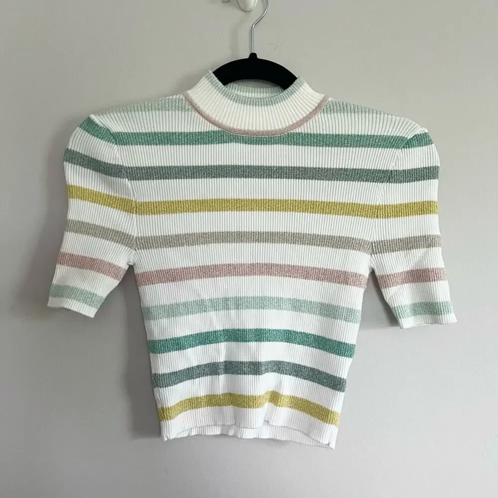 RONNY KOBO Ellenwe Striped Top
